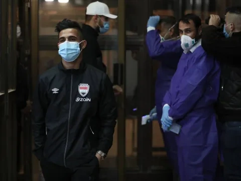المنتخب العراقي فحص كورونا مباريات ودية