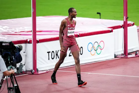 القطري معتز عيسى برشم من دورة طوكيو