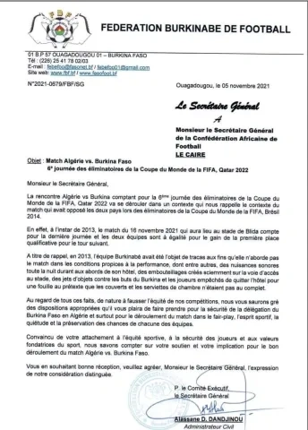 خطاب بوركينا فاسو.