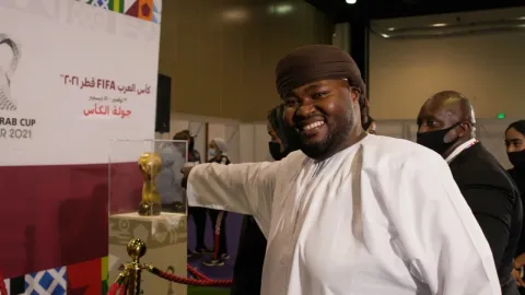 الجلندى البلوشي متطوع عماني وين وين winwin كأس العرب