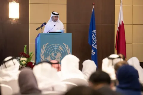 بعثة الأمم المتحدة للهجرة في قطر تنظم احتفالية بمناسبة اليوم الدولي للمهاجرين (Qatar2022)