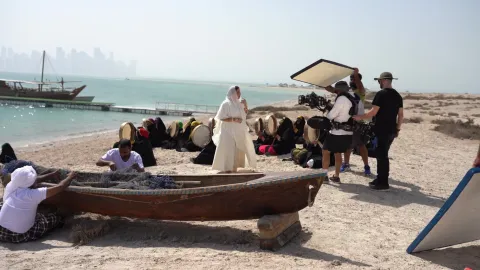 الفنانة القطرية عائشة