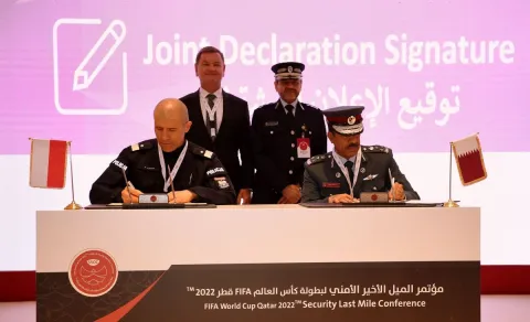 مؤتمر الميل الأخير الأمني لمونديال قطر