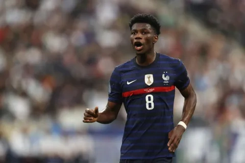 أوريلين تشواميني لاعب منتخب فرنسا وموناكو الفرنسي (Getty)