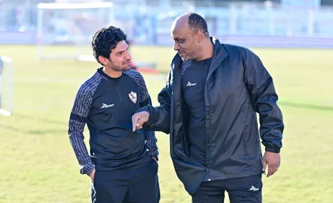 إسماعيل يوسف وحسين ياسر المحمدي نجما الزمالك وأعضاء الجهاز الفني لموسم 2022/2023