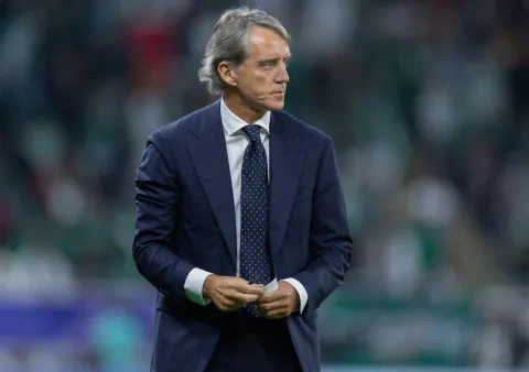 المنتخب السعودي روبرتو مانشيني كأس آسيا 2024 (twitter/SaudiNT) ون ون winwin