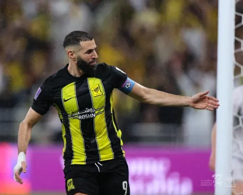 الاتحاد كريم بنزيما الدوري السعودي روشن (Twitter/Al Ittihad) ون ون winwin