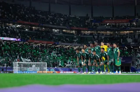 المنتخب السعودي ضد كوريا الجنوبية ثمن نهائي كأس آسيا 2024 (twitter/SaudiNT) ون ون winwin