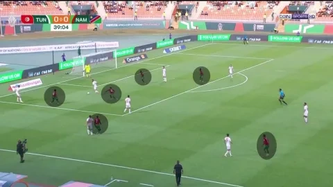 من مباراة تونس وناميبيا بكأس أفريقيا 2023 (winwin)