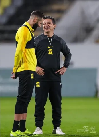 مارسيلو غاياردو نادي الاتحاد السعودي كريم بنزيما دوري روشن (Twitter/Al Ittihad) ون ون winwin