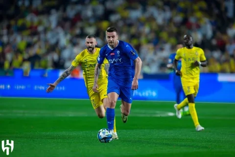 تقييم لاعبي الهلال والنصر كأس الدرعية للسوبر السعودي (Twitter/ Al Hilal) ون ون winwin