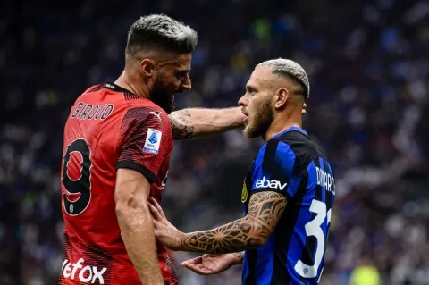 ديربي ميلان بين الإنتر وميلان 