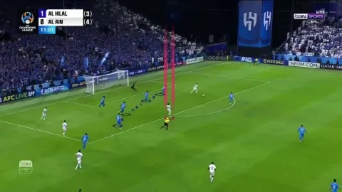 لقطة هدف العين الأول في مرمى الهلال (winwin)
