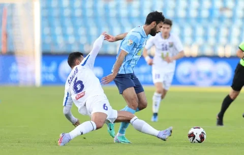 من مباراة الفيصلي الأردني وسحاب (winwin)