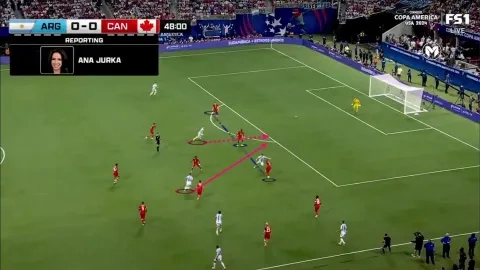 الهدف الأول للأرحنتين أمام كندا