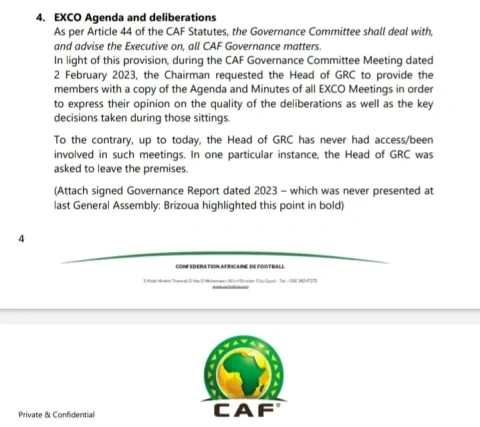 أزمة حادة تضرب كواليس الاتحاد الأفريقي لكرة القدم " كاف " (winwin)