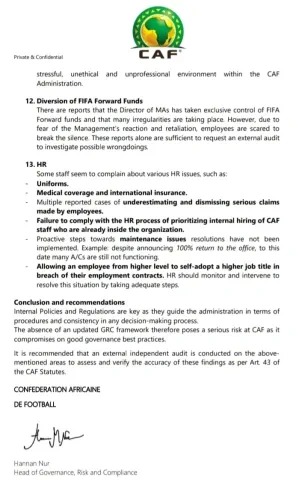 أزمة حادة تضرب كواليس الاتحاد الأفريقي لكرة القدم " كاف " (winwin)