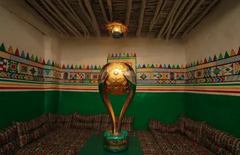 مُجسم كأس السوبر السعودي 