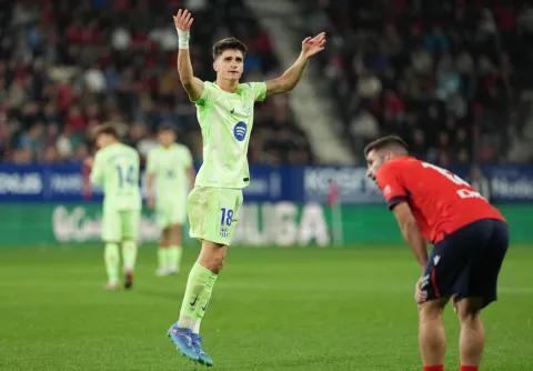 باو فيكتور يحتفل بهدفه أمام أوساسونا