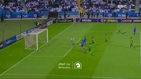 لقطة من مباراة الهلال والشرطة