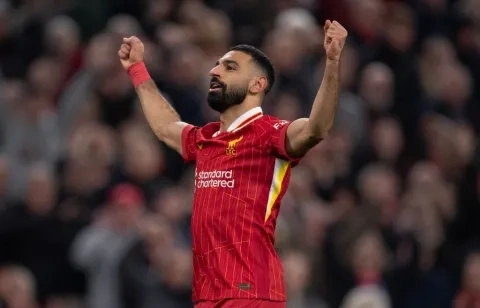 لاعب ليفربول محمد صلاح