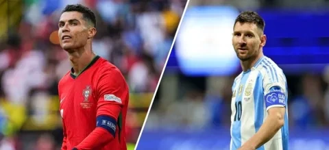 جدل حول الأفضل في التاريخ بين ميسي ورونالدو