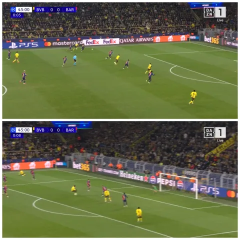 برشلونة ضد دورتموند