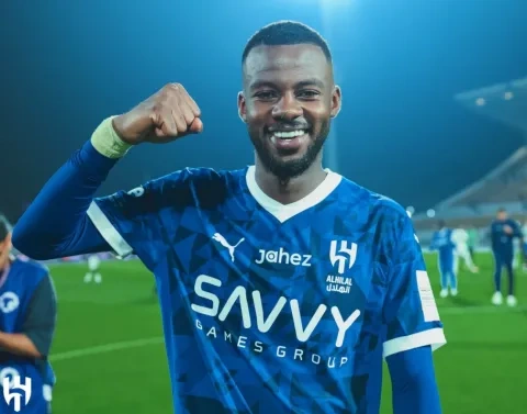 حسان تمبكتي مدافع نادي الهلال السعودي