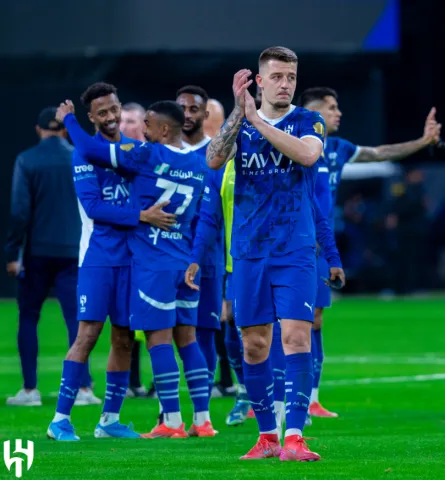 بعض لاعبي الهلال السعودي