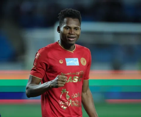 السنغالي حبيب ديالو كان النجم الأبرز في مباراة الهلال وضمك