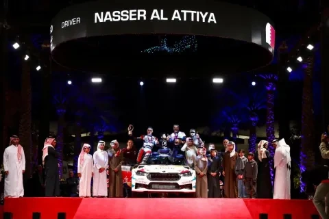 ناصر العطية يتصدر رالي قطر الدولي (winwin)