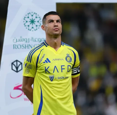 البرتغالي كريستيانو رونالدو نجم نادي النصر السعودي