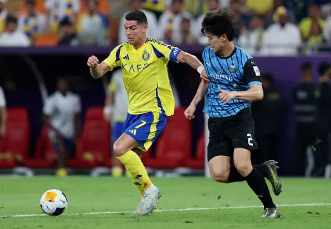 من مباراة النصر وكاواساكي فرونتال 