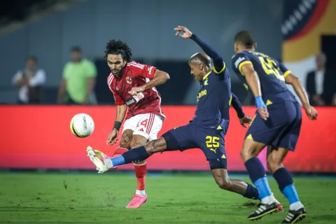 جانب من مباراة صن داونز والأهلي في الدوري الأفريقي 2023 (Getty)