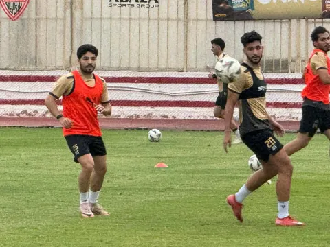 زيزو يتدرب منفردًا