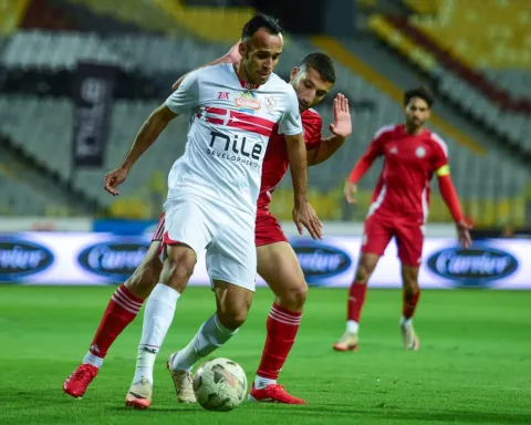 من مواجهة الزمالك وحرس الحدود في الدوري المصري 