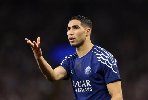 أشرف حكيمي يتأهب لخوض نهائي دوري الأبطال