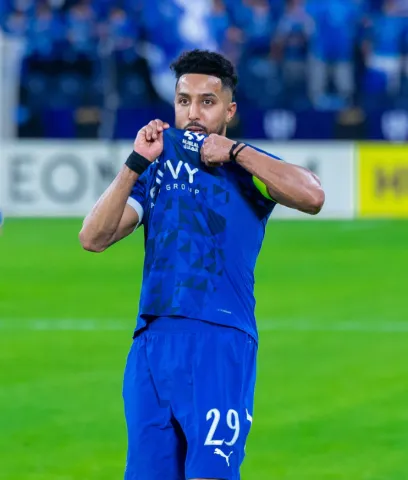 قائد نادي الهلال السعودي سالم الدوسري