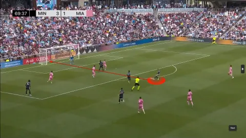 تسديد ضد انتر ميامي