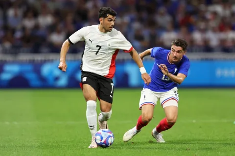 لاعب بيراميدز والمنتخب الأولمبي محمود صابر مطلوب في الزمالك (Getty)