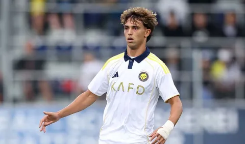 جواو فيليكس في أول ظهور له مع النصر أمام تولوز وديًا 