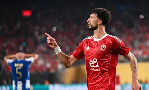 وسام أبو علي حقق أرقاما تهديفية مميزة مع الأهلي المصري