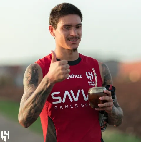 الأوروغوياني داروين نونيز مهاجم نادي الهلال السعودي