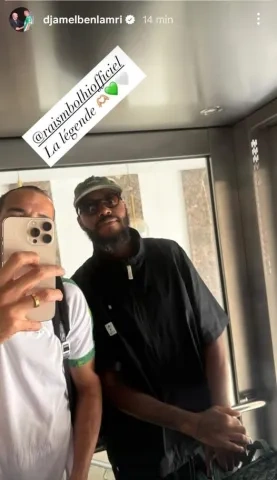 مبولحي يصل إلى الجزائر